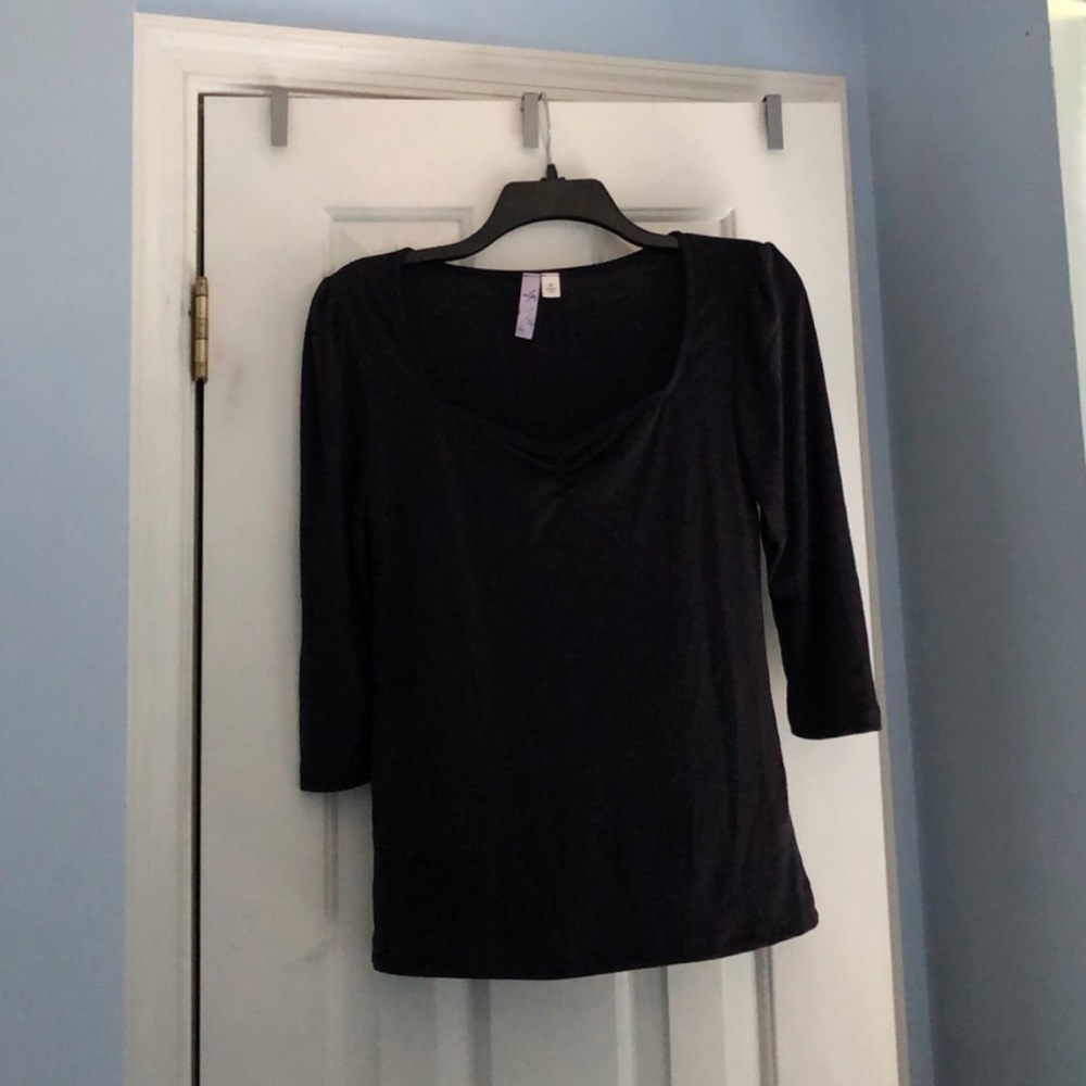 square neck clinch front top